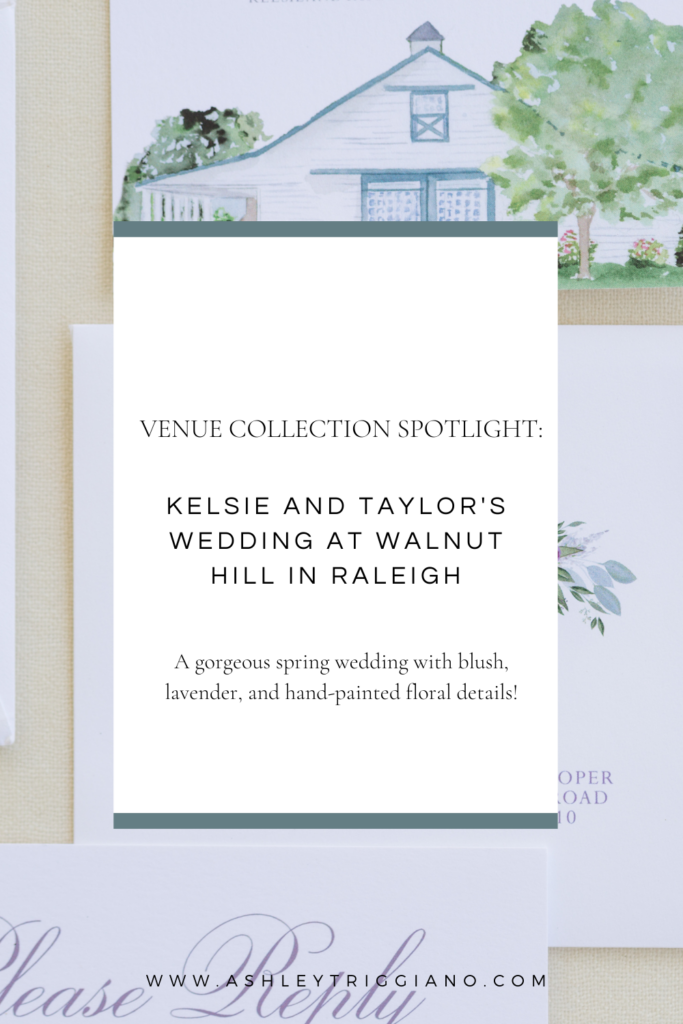 venue collection spotlight: wedding at Walnut Hill in Raleigh 