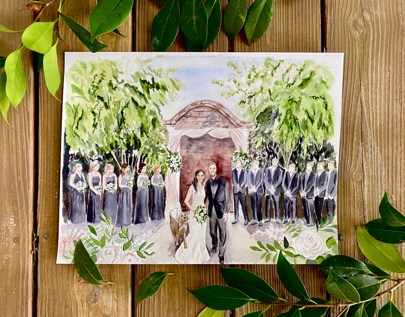 Live Wedding Painting at Revolution Mill