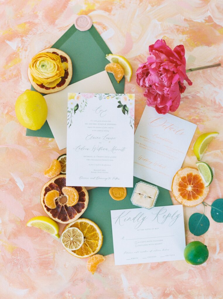 Traditional wedding invites - LemonWedding