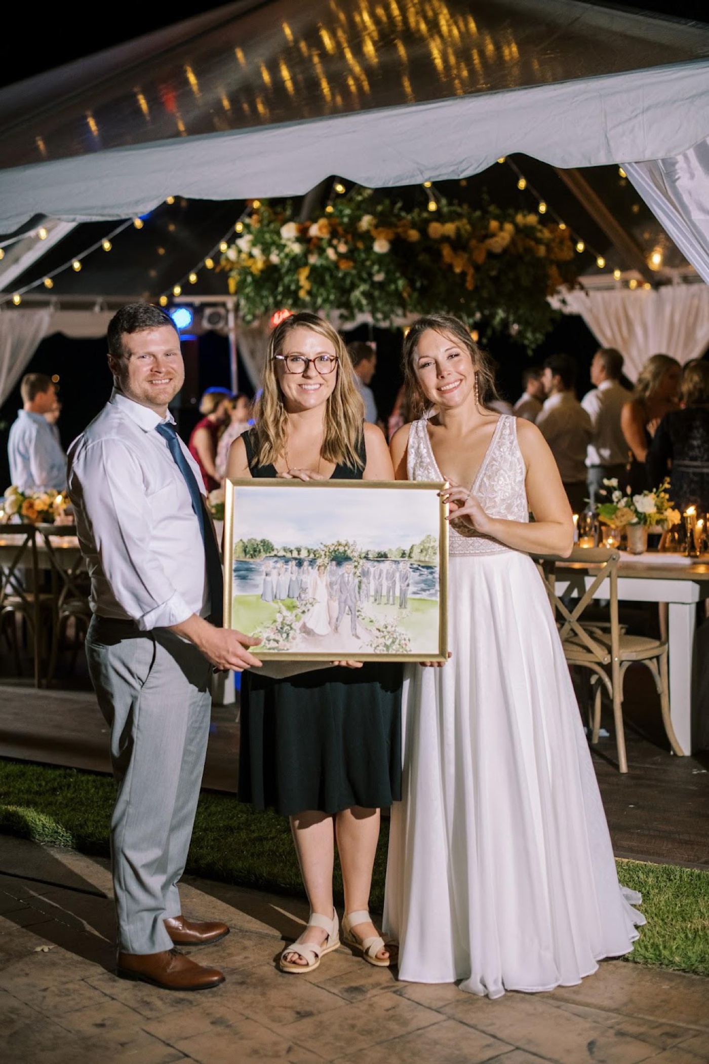 custom wedding portrait