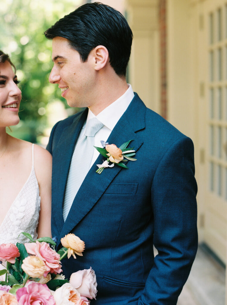 couple portrait at their wedding