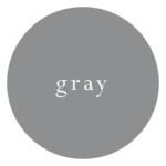 Round Gray Color Swatch for Invitations
