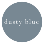 dusty blue circle