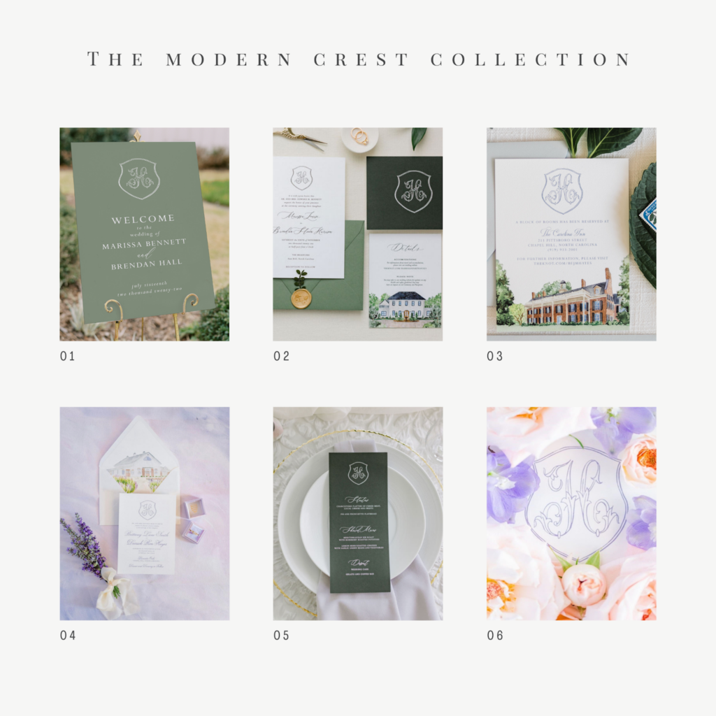 stationery from the semi-custom wedding invitation collections