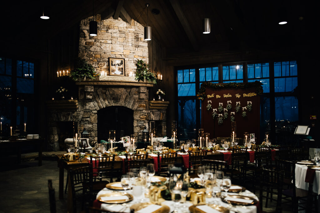 holiday wedding at Old Edwards Inn