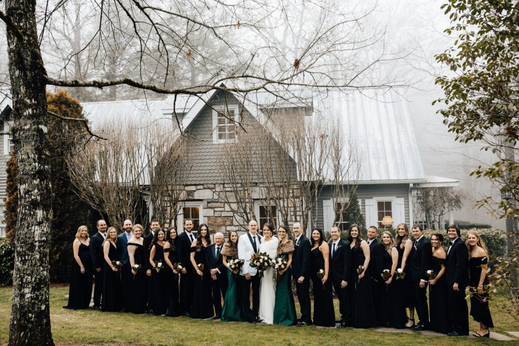 Winter wedding at Old Edwards Inn