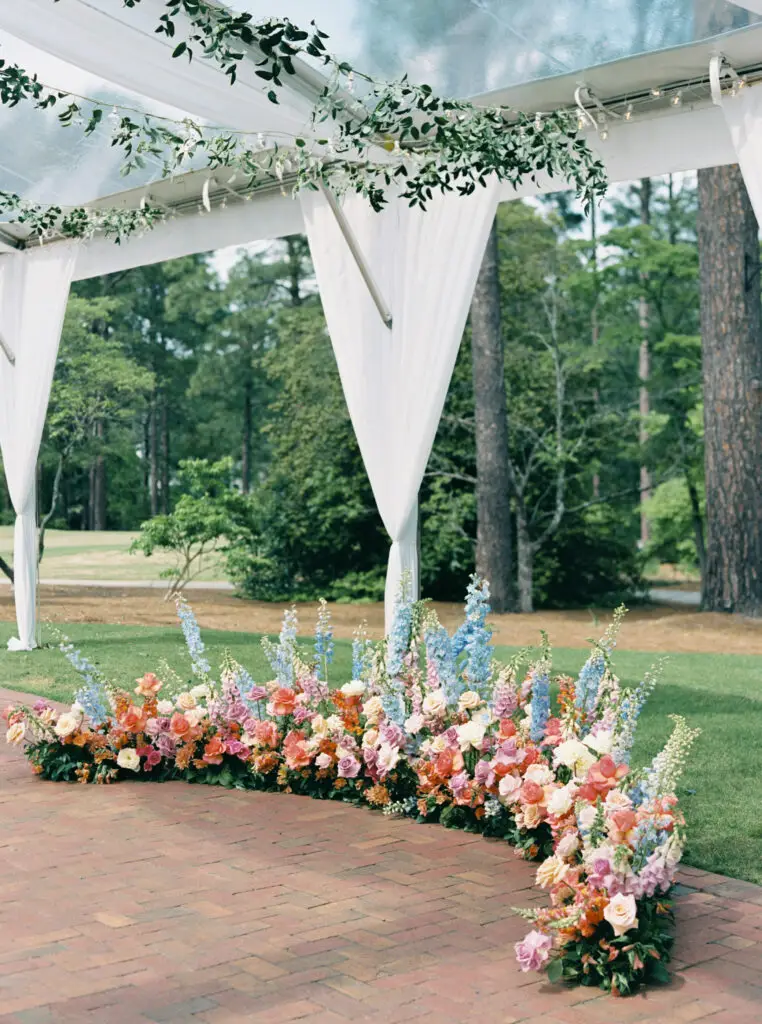 spring wedding ceremony