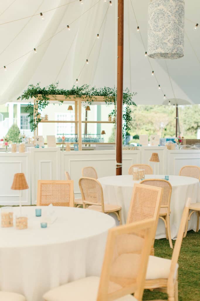 tented wedding