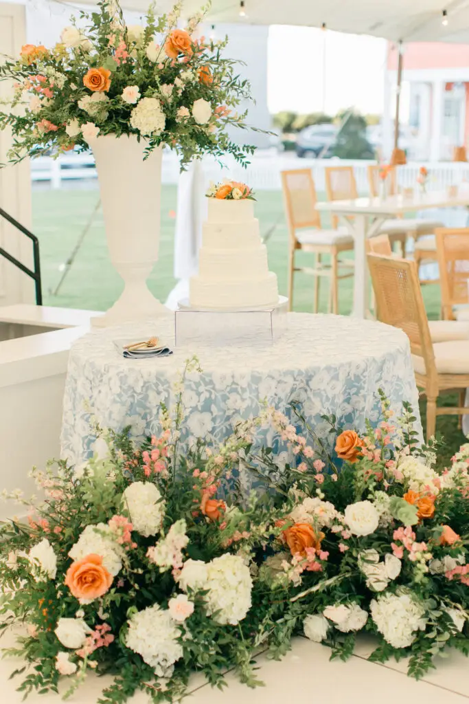 coastal tented wedding