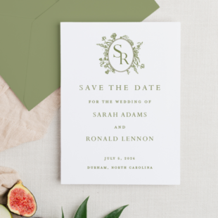 The Botanical Engraving Collection Save the Date