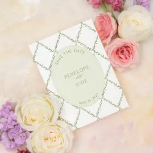 The Spring Garden Crest Collection Save the Date