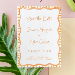 The Palm Beach Retro Collection Save the Date